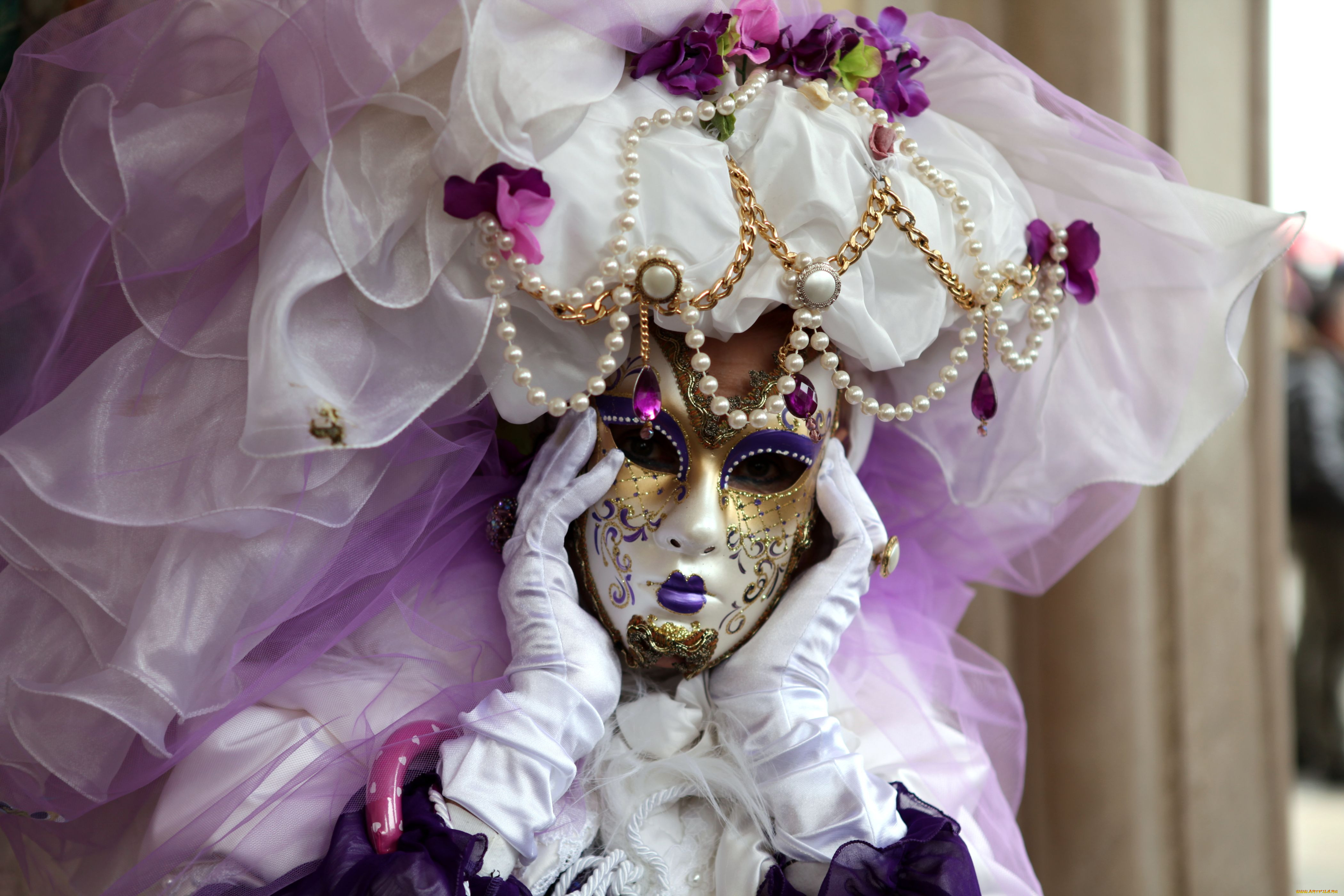 Карнавал в Венеции маска Марди гра